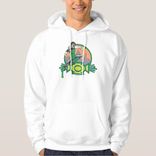 Veste À Capuche Lanterne et paysage urbain verts