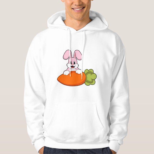 Veste À Capuche Lapin avec carotte (Devant)