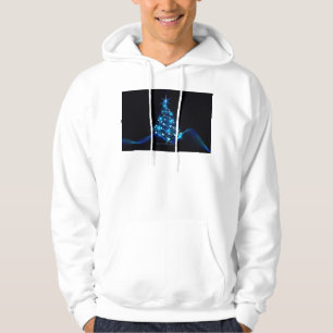Veste À Capuche l'arbre de Noël stylisé et lumineux de SlipperyJoe