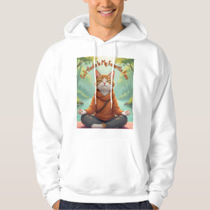 Veste À Capuche L'attitude du chat est ma pose de yoga préférée