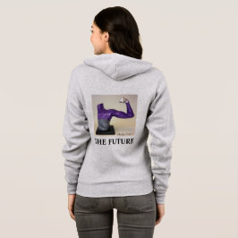 Veste À Capuche L'AVENIR-sweat - shirt à capuche zip grise pour fe