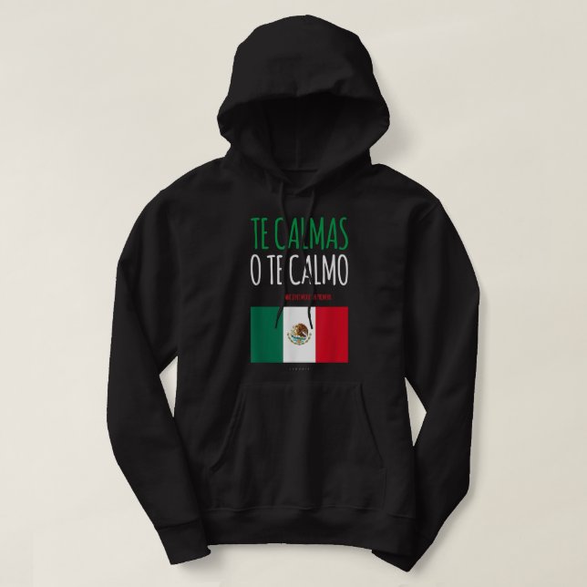 Veste À Capuche Le Calmas O Le Calmo Drôle Cadeau Mexicain Mexicai (Design devant)