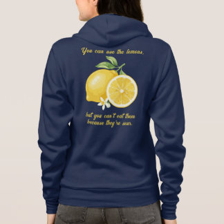 Veste À Capuche Le citron, fruit jaune vif, aigre et frais