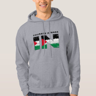 Veste À Capuche LE COURAGE SE FAIT EN PALESTINE   Palestine libre