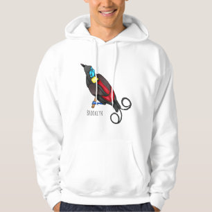 Veste À Capuche Le dessin animé oiseau de paradis de Wilson