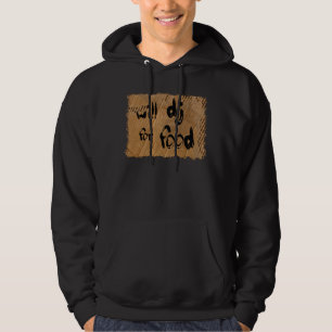 Veste À Capuche le DJ pour la nourriture - mourir de faim de bruit