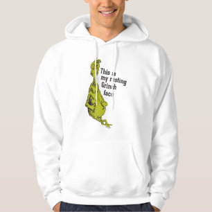 Veste À Capuche Le Grinch   Drôle de visage de Grinch au repos