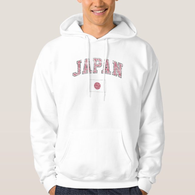 Veste À Capuche Le Japon + Drapeau (Devant)