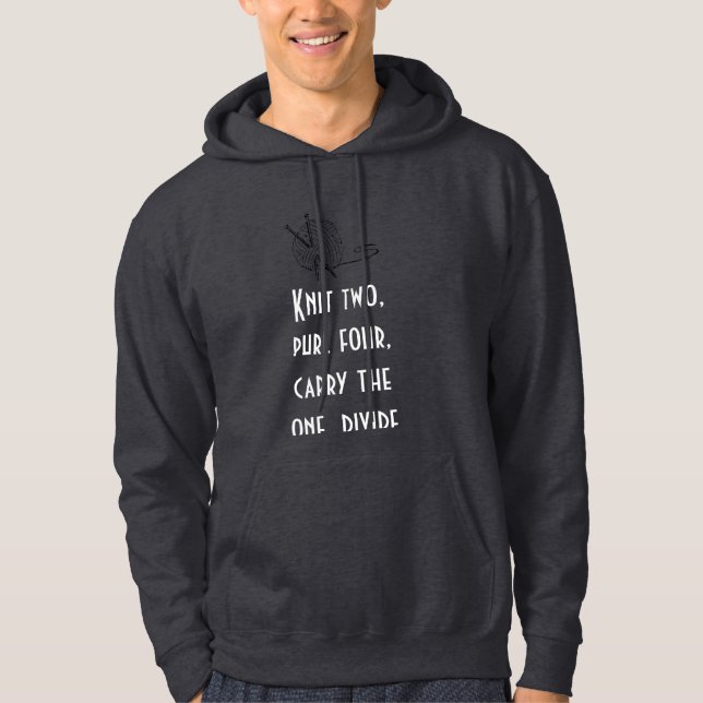 Veste À Capuche Le Knit deux, la maille quatre, portent… (Devant)