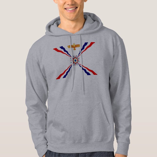 Veste À Capuche Le magasin assyrien de Syriac de Chaldéen (Devant)