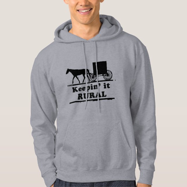 VESTE À CAPUCHE LE MAINTENANT RURAL (Devant)