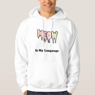 Veste À Capuche LE MIAOU Est Ma Langue