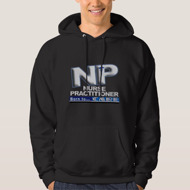 VESTE À CAPUCHE LE NP - SOUTENU POUR S'INQUIÉTER LE SLOGAN - (Devant)