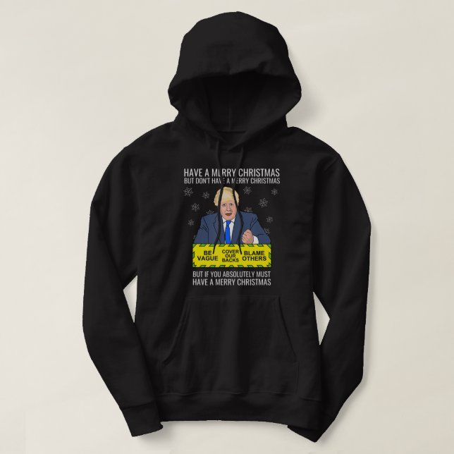 Veste À Capuche Le parti conservateur conservateur Boris politique (Design devant)