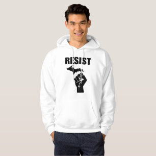 Veste À Capuche Le poing du Michigan RÉSISTENT