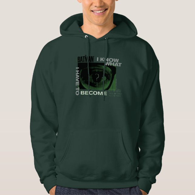 Veste À Capuche Le Riddler "Je Sais Ce Que Je Dois Devenir" (Devant)