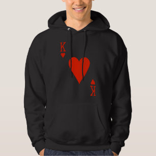 Veste À Capuche Le Roi des Coeurs Couple Saint Valentin