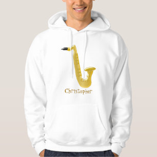Veste À Capuche Le saxophone ajoutent juste le nom