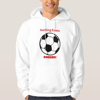 Veste À Capuche Le soccer est le meilleur !