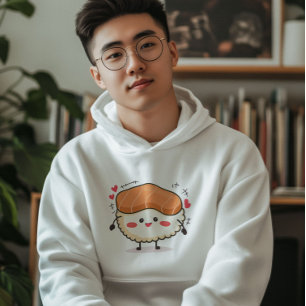 Veste À Capuche Le Sushi Est Ma Saint Valentin
