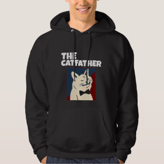 VESTE À CAPUCHE LE T-SHIRT À CAPUCHE PÈRE LE CHAT