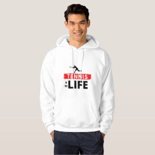 Veste À Capuche Le Tennis Est Ma Vie Sports Amour Inspirationnel B