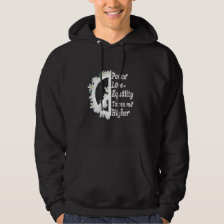 Veste À Capuche L'égalité de l'amour pour la paix m'amène plus hau