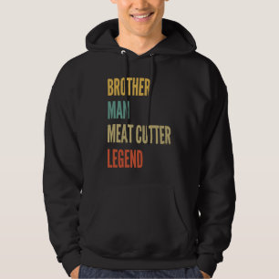 Veste À Capuche Légende de la découpe de viande Brother Man