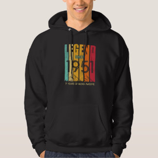 Veste À Capuche Légende Depuis 1951 71 Ans D'Être Awesome