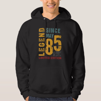 Veste À Capuche Légende Depuis Mai 1985 Pour 37 Ans 37ème Naissanc