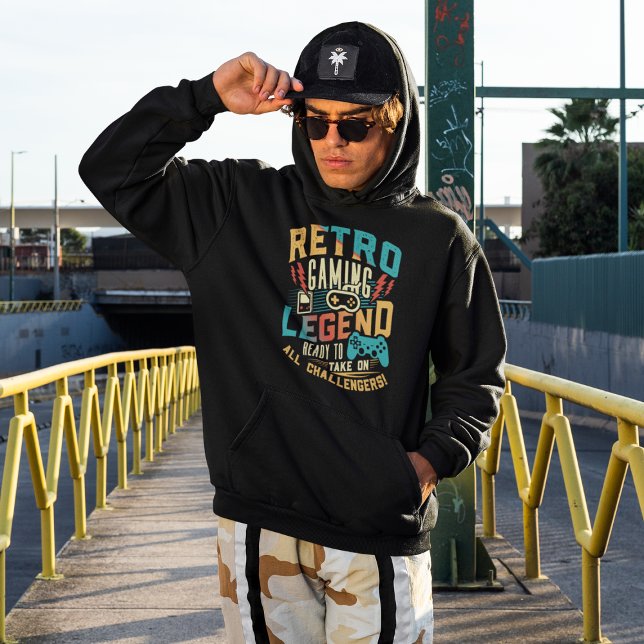 Veste À Capuche Légende du jeu Retro - Jeu vidéo (Créateur téléchargé)