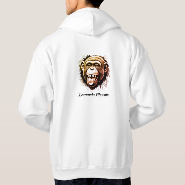 Veste À Capuche Leonardo Phoenix Monkey - Une fusion Whimsical (Dos)