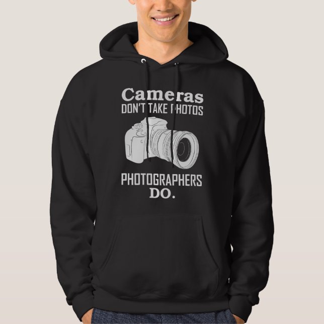 Veste À Capuche Les caméras ne prennent pas de photos photographiq (Devant)