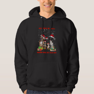 Veste À Capuche Les Chiens Me Rendent Heureux Les Humains Me Font 