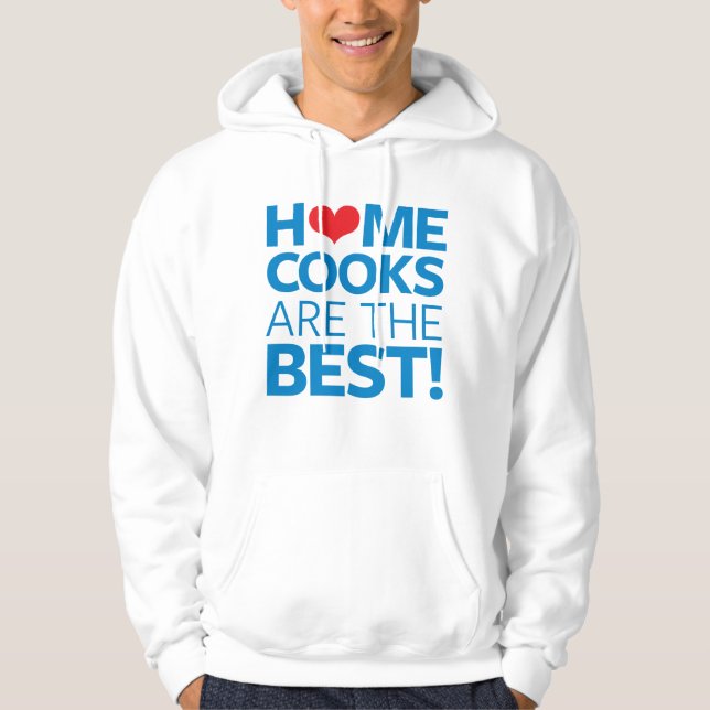 Veste À Capuche Les cuisiniers de maison sont le meilleur (Devant)