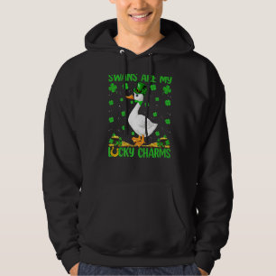 Veste À Capuche Les cygnes sont mes charmes chanceux Swan Bird St