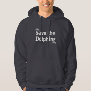 Veste À Capuche Les dauphins sont pour des océans