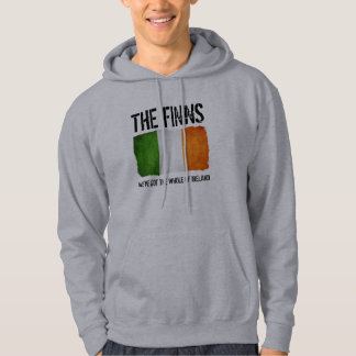 VESTE À CAPUCHE LES FINNS - 'WEVE A TOUTE L'IRLANDE' - DRAPEAU