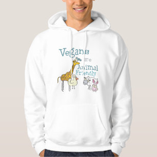 Veste À Capuche Les légumes sont amis des animaux