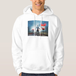 Veste À Capuche Les zombies aux yeux lumineux de SlipperyJoe pour 