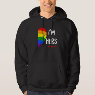 Veste À Capuche Lesbian Couple Coeur Im Hers Correspondant Gay Lgb