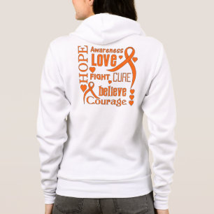 Veste À Capuche L'espoir de sclérose en plaques exprime le collag