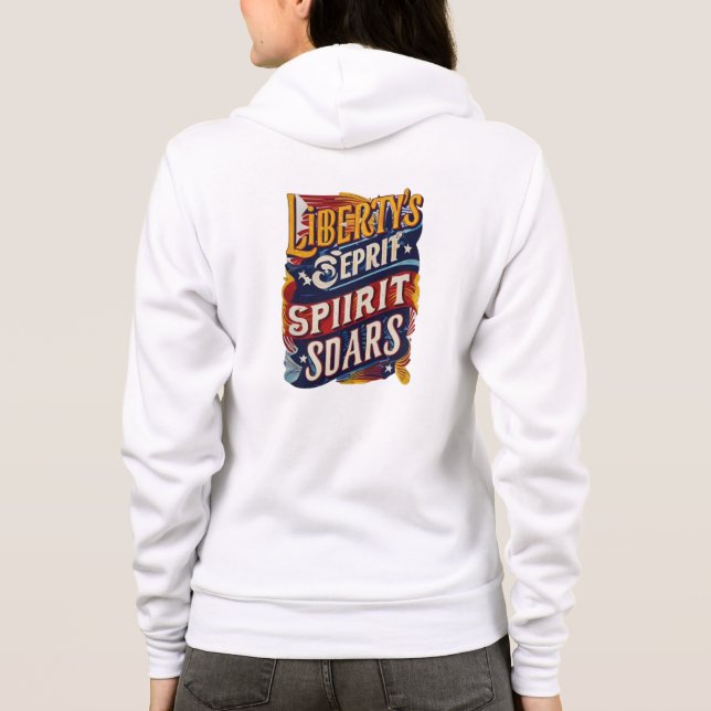 Veste À Capuche "L'essence grandissante de la liberté" (Dos)