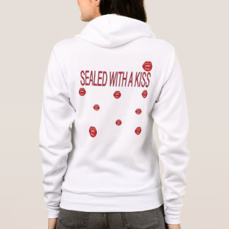 Veste À Capuche lèvres rouges