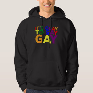 Veste À Capuche Lgbtq Gay Rights Florida Hey C'est bon de dire Gay