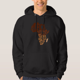 Veste À Capuche L'Histoire Noire est l'Histoire Mondiale L'Afrique