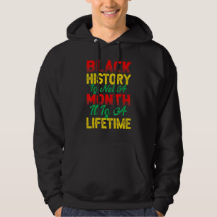 Veste À Capuche L'histoire noire n'est pas un mois C'est un temps