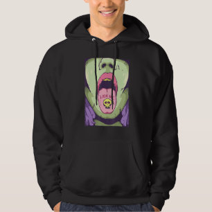 Veste À Capuche Lick Me Goth Tongue Avec Pill Crâne Emo Punk Gothi