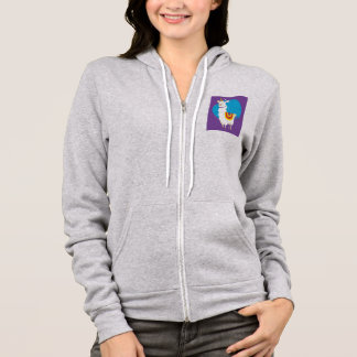 Veste À Capuche Licorne d'alpaca