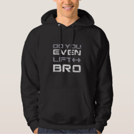 Veste À Capuche lifting bro Bro Drôle Typography Gym